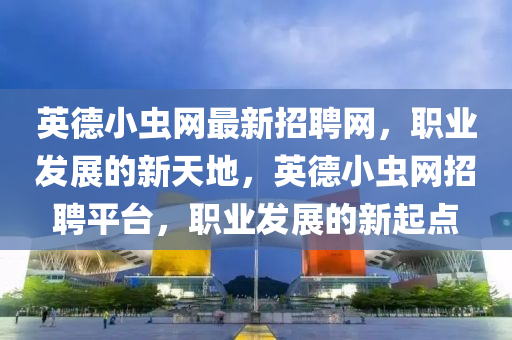 英德小虫网最新招聘网，职业发展的新天地，英德小虫网招聘平台，职业发展的新起点