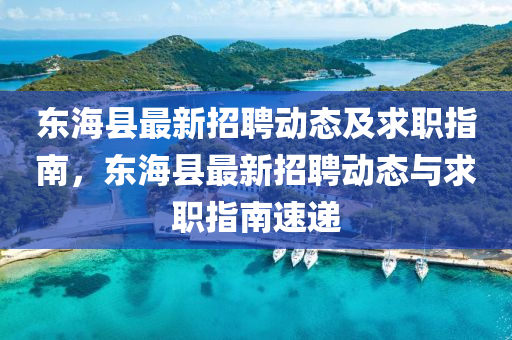 东海县最新招聘动态及求职指南，东海县最新招聘动态与求职指南速递