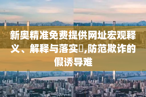 新奥精准免费提供网址宏观释义、解释与落实?,防范欺诈的假诱导难