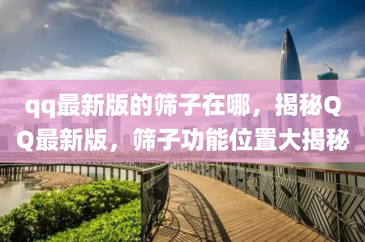 qq最新版的筛子在哪，揭秘QQ最新版，筛子功能位置大揭秘