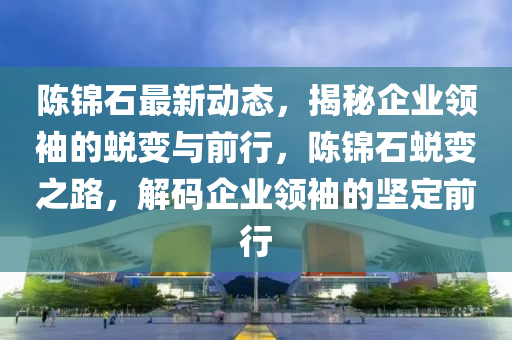 陈锦石最新动态，揭秘企业领袖的蜕变与前行，陈锦石蜕变之路，解码企业领袖的坚定前行
