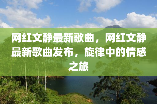 网红文静最新歌曲，网红文静最新歌曲发布，旋律中的情感之旅