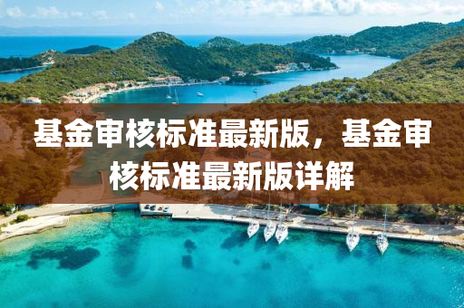 基金审核标准最新版，基金审核标准最新版详解
