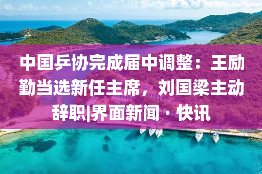 中国乒协完成届中调整：王励勤当选新任主席，刘国梁主动辞职|界面新闻 · 快讯