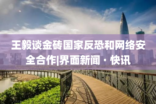 王毅谈金砖国家反恐和网络安全合作|界面新闻 · 快讯
