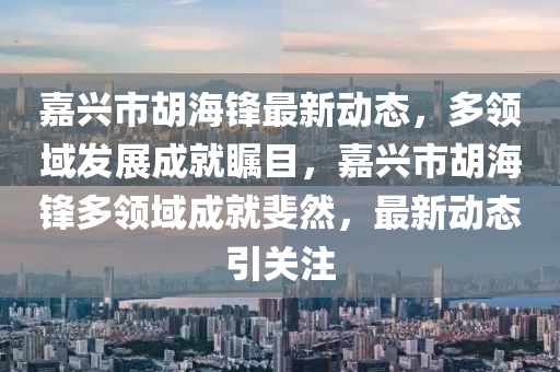 嘉兴市胡海锋最新动态，多领域发展成就瞩目，嘉兴市胡海锋多领域成就斐然，最新动态引关注