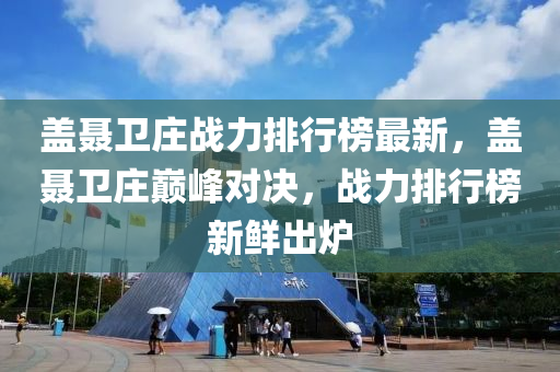 盖聂卫庄战力排行榜最新，盖聂卫庄巅峰对决，战力排行榜新鲜出炉