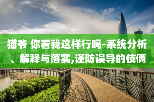 猫爷 你看我这样行吗-系统分析、解释与落实,谨防误导的伎俩