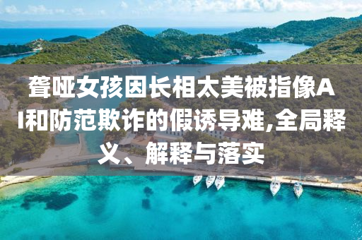 聋哑女孩因长相太美被指像AI和防范欺诈的假诱导难,全局释义、解释与落实