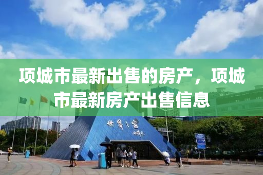 项城市最新出售的房产，项城市最新房产出售信息